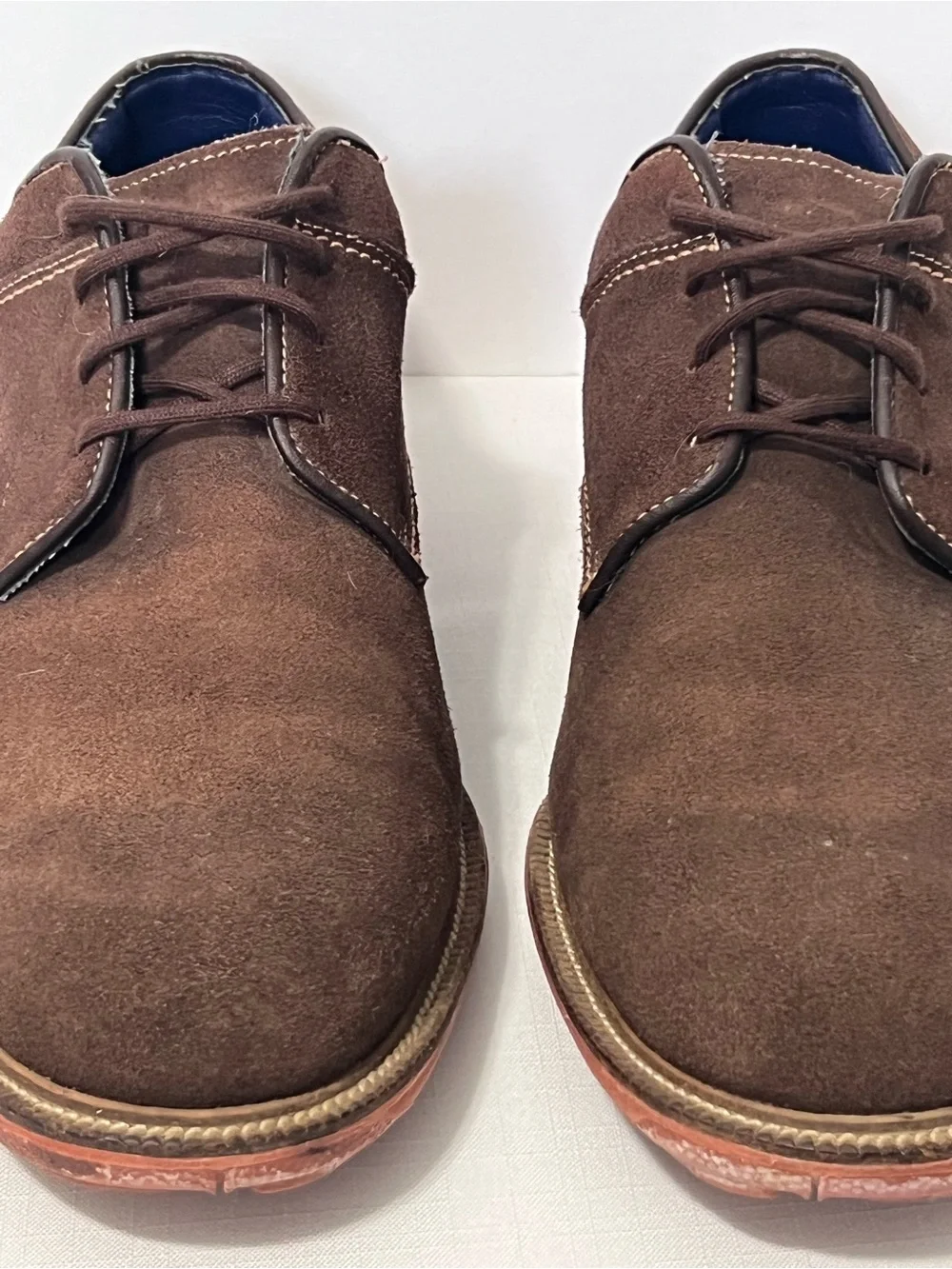 FootJoy Brown Suede Leather Club Casual Spikeless Golf Dress Shoes Size 11.5